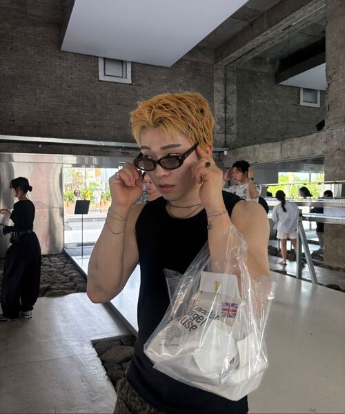 MUSINSA STANDARD（ムシンサスタンダード）の「エッセンシャルタンクトップ [ブラック]（Tシャツ/カットソー・メンズ・その他・XX-LARGE/XXX-LARGE/LARGE/MEDIUM/SMALL/X-LARGE）」の21枚目の写真