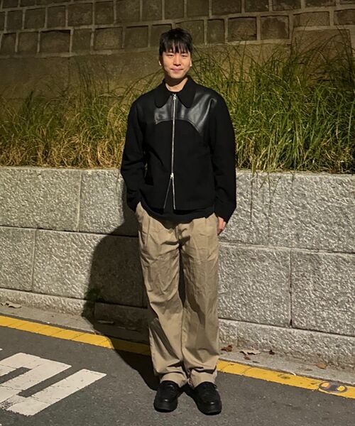 MUSINSA STANDARD（ムシンサスタンダード）の「コットンディープタックワイドバンディングパンツ[ベージュ]（その他パンツ・メンズ・その他・40/38/28/42/36/34/32/30/26）」の10枚目の写真