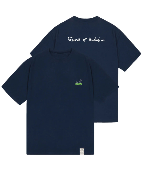 GRAVER（グレーバー）の「[ユニセックス]パピーワークバックロゴ半袖Tシャツ_3カラー（Tシャツ/カットソー・レディース・ホワイト/ネイビー・LARGE/MEDIUM/SMALL/X-LARGE）」の4枚目の写真