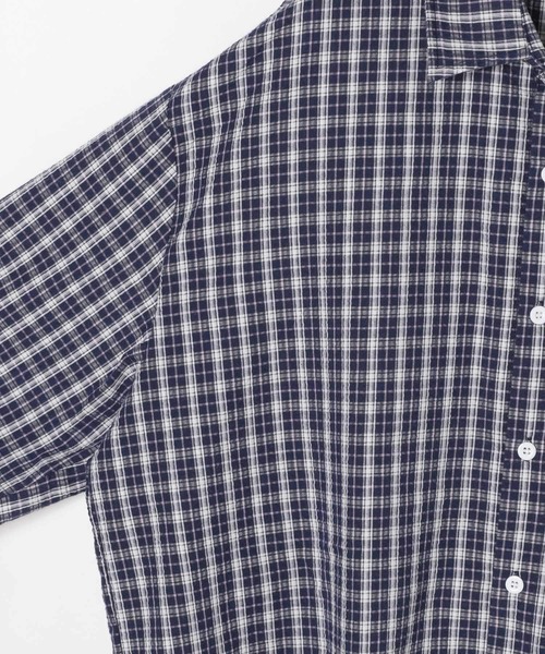 LAND MUSEUM(ランドミュージアム)の「LAND MUSEUM/パターンチェックシャツ(シャツ/ブラウス・メンズ・ブラック/ネイビー・MEDIUM/LARGE)」の15枚目の写真