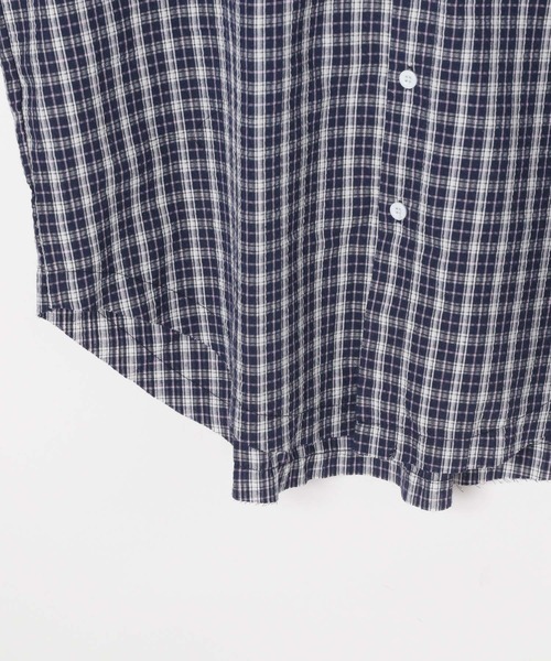LAND MUSEUM(ランドミュージアム)の「LAND MUSEUM/パターンチェックシャツ(シャツ/ブラウス・メンズ・ブラック/ネイビー・MEDIUM/LARGE)」の16枚目の写真