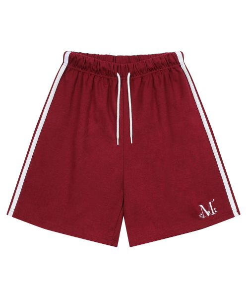 MUCENT(ムセント)の「ビバサイドトラックラインスウェットハーフパンツ(4カラー)(その他パンツ・レディース・グレー/ミックスグレー/ブラック/バーガンディー・S/L)」の11枚目の写真