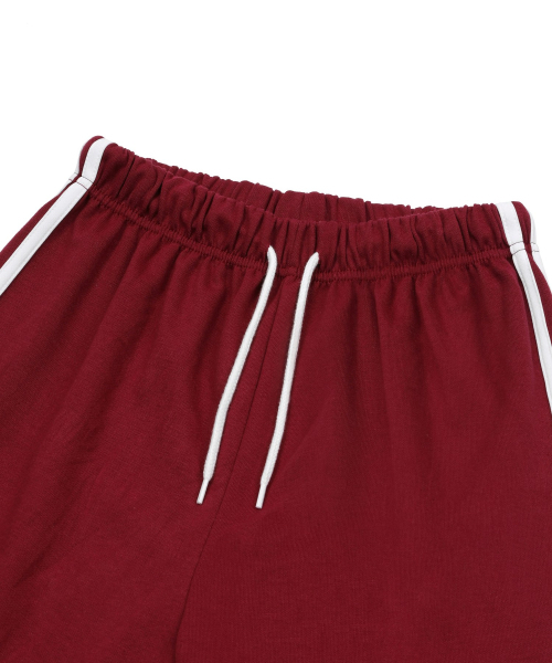MUCENT(ムセント)の「ビバサイドトラックラインスウェットハーフパンツ(4カラー)(その他パンツ・レディース・グレー/ミックスグレー/ブラック/バーガンディー・S/L)」の14枚目の写真