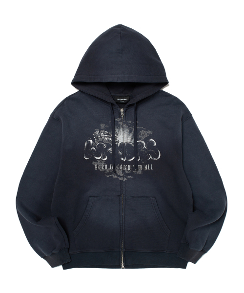 WKNDRS(ウィーキャンドース)の「ANGEL ZIPUP HOODIE (CHARCOAL)(パーカー・レディース・その他・LARGE/X-LARGE/MEDIUM)」の1枚目の写真
