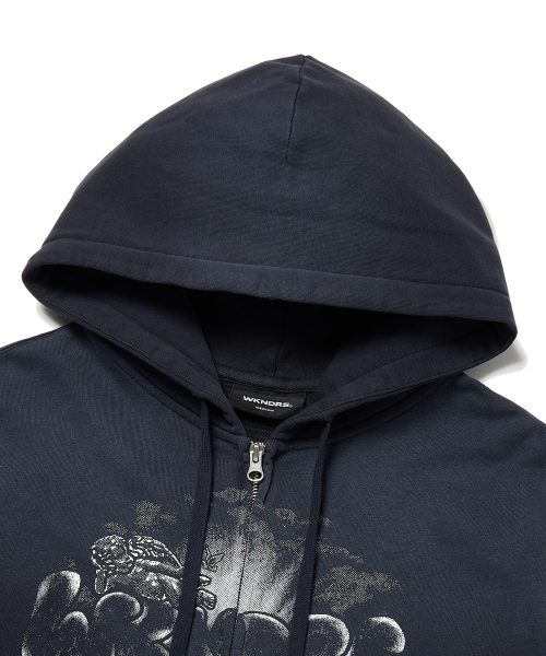 WKNDRS(ウィーキャンドース)の「ANGEL ZIPUP HOODIE (CHARCOAL)(パーカー・レディース・その他・LARGE/X-LARGE/MEDIUM)」の3枚目の写真