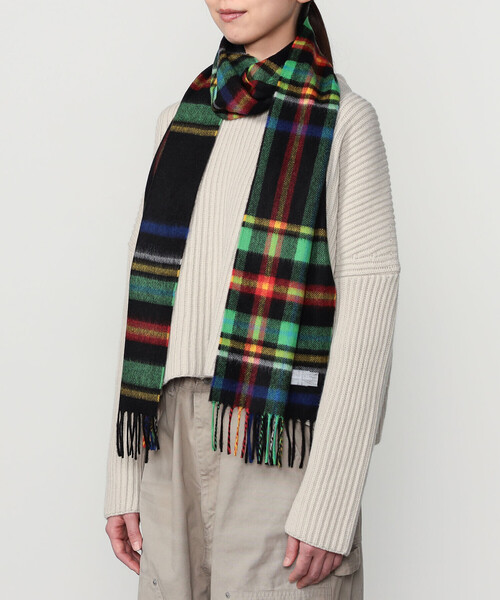 セール】Joshua Ellis | カシミヤマフラー CHECK（マフラー）｜Joshua