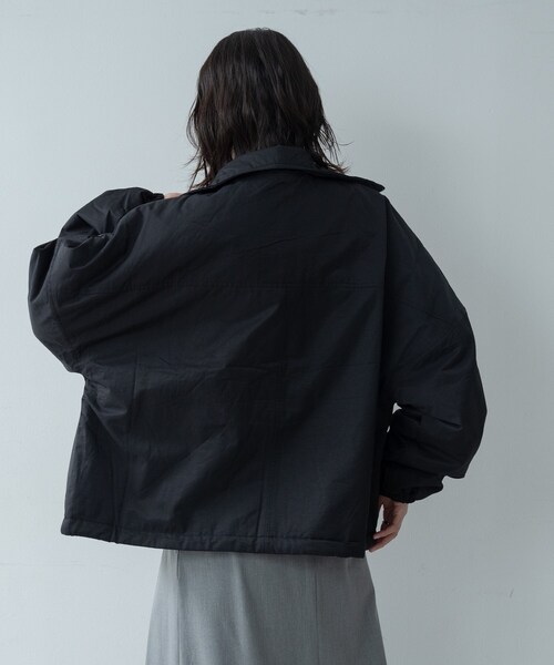 GALLEST（ギャレスト）の「【再入荷】ビッグポケット中綿フォルムコート（その他アウター・レディース・アイボリー/ダークブラウン/ブラック・38）」の15枚目の写真