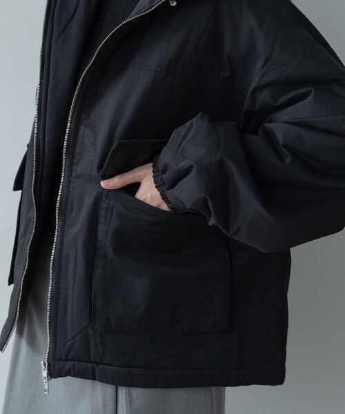 GALLEST（ギャレスト）の「【再入荷】ビッグポケット中綿フォルムコート（その他アウター・レディース・アイボリー/ダークブラウン/ブラック・38）」の17枚目の写真