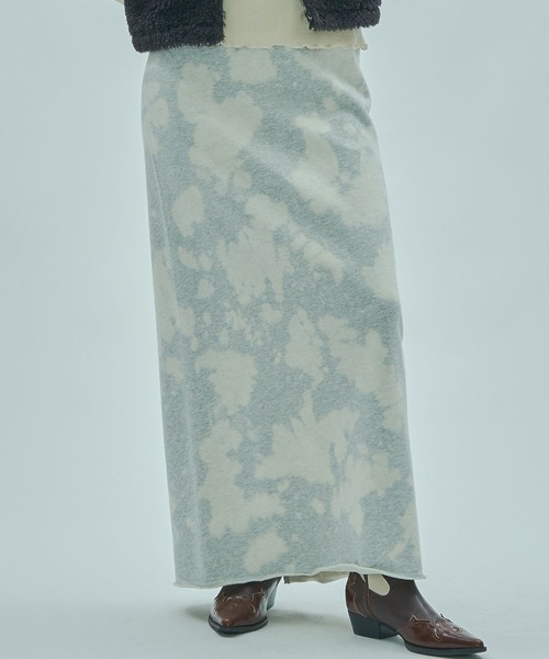 ROSE BUD（ローズバッド）の「(mag.by c)BLEACH SWEAT SKIRT（スカート・レディース・ブラック/グレー・S/M）」の2枚目の写真