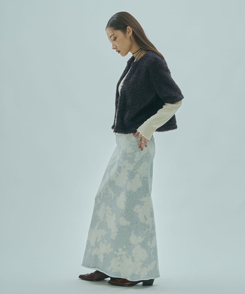 ROSE BUD（ローズバッド）の「(mag.by c)BLEACH SWEAT SKIRT（スカート・レディース・ブラック/グレー・S/M）」の14枚目の写真