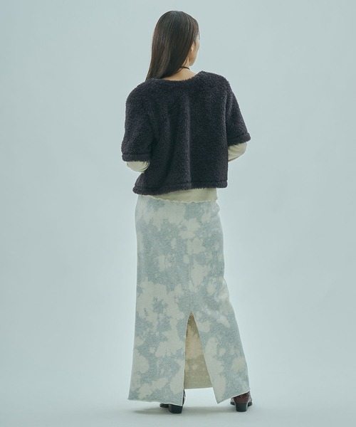 ROSE BUD（ローズバッド）の「(mag.by c)BLEACH SWEAT SKIRT（スカート・レディース・ブラック/グレー・S/M）」の15枚目の写真