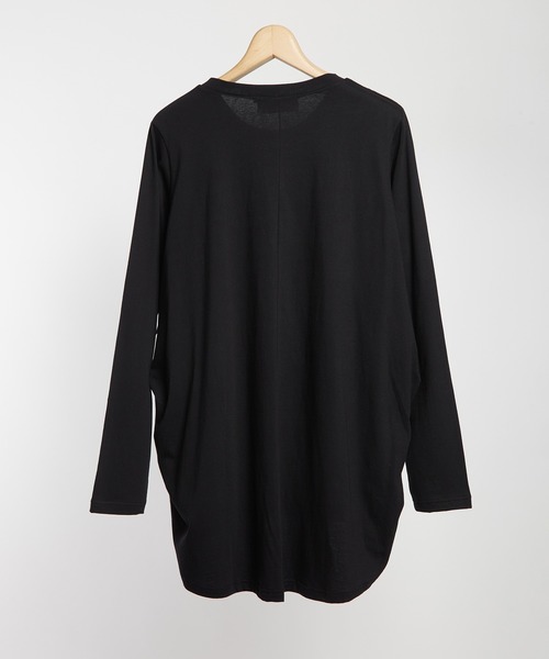 GOMME HOMME(ゴムオム)の「コクーンパネルT(Tシャツ/カットソー・メンズ・チャコールグレー/ブラック・MEDIUM)」の4枚目の写真