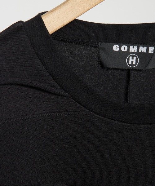 GOMME HOMME(ゴムオム)の「コクーンパネルT(Tシャツ/カットソー・メンズ・チャコールグレー/ブラック・MEDIUM)」の6枚目の写真