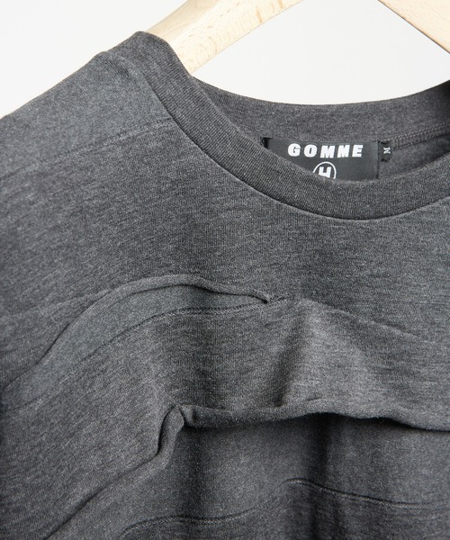 GOMME HOMME(ゴムオム)の「コクーンパネルT(Tシャツ/カットソー・メンズ・チャコールグレー/ブラック・MEDIUM)」の11枚目の写真