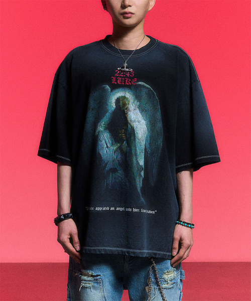 SCHISM INDUCING(スキズムインデューシング)の「LUKE T SHIRT_BLACK(Tシャツ/カットソー・レディース・その他・MEDIUM/LARGE/X-LARGE)」の1枚目の写真
