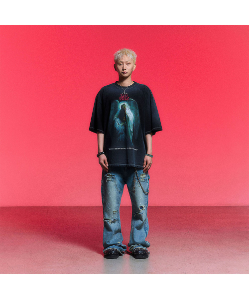 SCHISM INDUCING(スキズムインデューシング)の「LUKE T SHIRT_BLACK(Tシャツ/カットソー・レディース・その他・MEDIUM/LARGE/X-LARGE)」の16枚目の写真