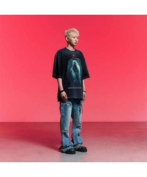 SCHISM INDUCING(スキズムインデューシング)の「LUKE T SHIRT_BLACK(Tシャツ/カットソー・レディース・その他・MEDIUM/LARGE/X-LARGE)」の15枚目の写真