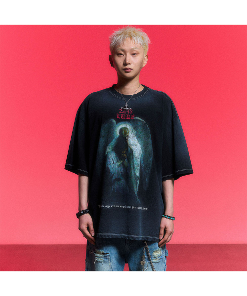 SCHISM INDUCING(スキズムインデューシング)の「LUKE T SHIRT_BLACK(Tシャツ/カットソー・レディース・その他・MEDIUM/LARGE/X-LARGE)」の12枚目の写真
