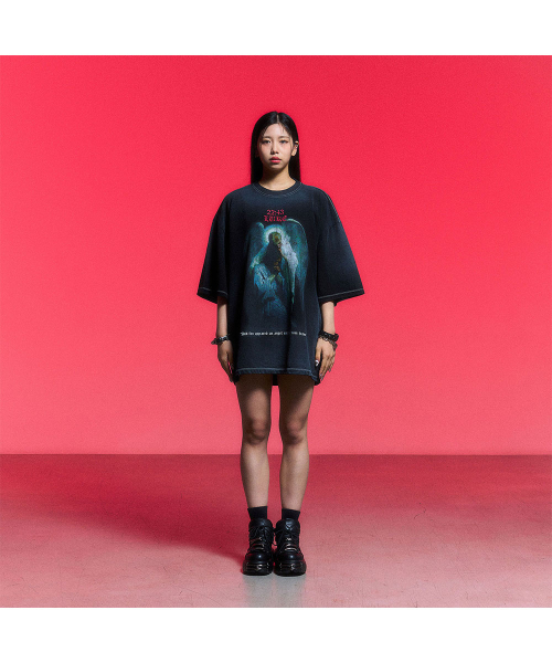 SCHISM INDUCING(スキズムインデューシング)の「LUKE T SHIRT_BLACK(Tシャツ/カットソー・レディース・その他・MEDIUM/LARGE/X-LARGE)」の8枚目の写真