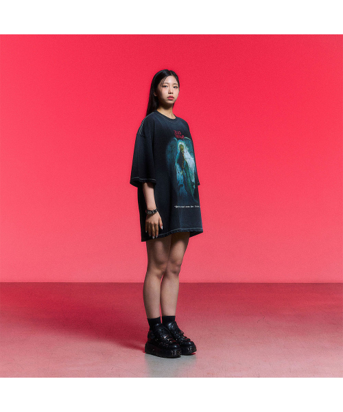 SCHISM INDUCING(スキズムインデューシング)の「LUKE T SHIRT_BLACK(Tシャツ/カットソー・レディース・その他・MEDIUM/LARGE/X-LARGE)」の7枚目の写真
