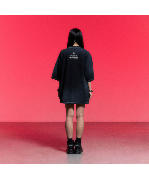 SCHISM INDUCING(スキズムインデューシング)の「LUKE T SHIRT_BLACK(Tシャツ/カットソー・レディース・その他・MEDIUM/LARGE/X-LARGE)」の5枚目の写真