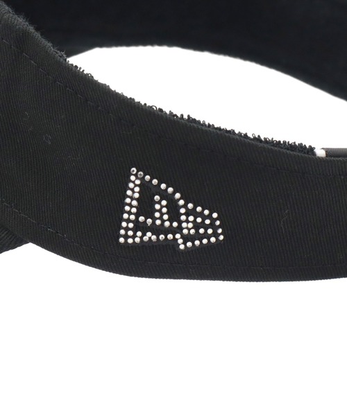 NEW ERA(ニューエラ)の「ニューエラ ゴルフサンバイザー ロングバイザー ラインストーン(サンバイザー・レディース・ホワイト/ブラック・FREE)」の4枚目の写真