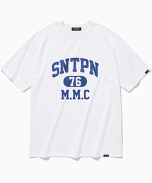 SP SNTPN ロゴTシャツ-ホワイトブルー
