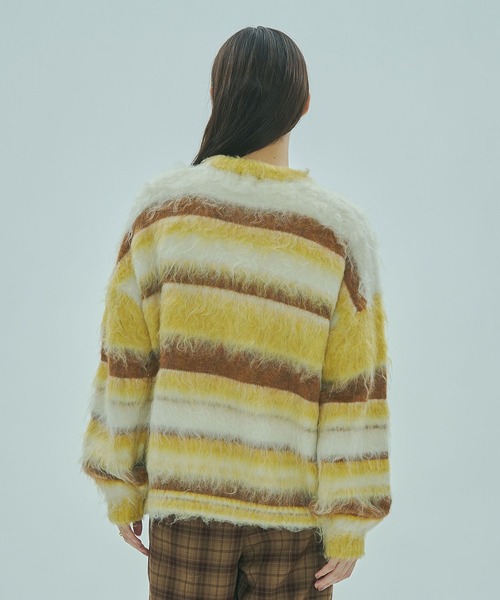 STRIPE KNIT TOP（ニット/セーター）｜ROSE BUD（ローズバッド）の