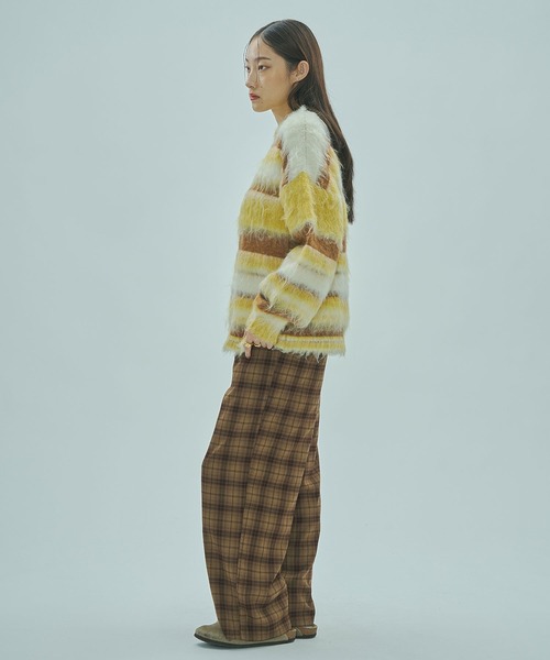 ROSE BUD（ローズバッド）の「STRIPE KNIT TOP（ニット/セーター・レディース・イエロー/グリーン/ブルー・ONE SIZE）」の19枚目の写真