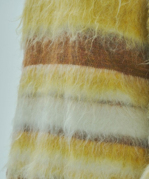 ROSE BUD（ローズバッド）の「STRIPE KNIT TOP（ニット/セーター・レディース・イエロー/グリーン/ブルー・ONE SIZE）」の22枚目の写真