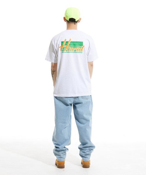 CREAM SODA LAB（クリームソーダラボ）の「ハワイバックプリント半袖Tシャツライトグレー（Tシャツ/カットソー・メンズ・その他・LARGE/MEDIUM/X-LARGE/XX-LARGE）」の11枚目の写真