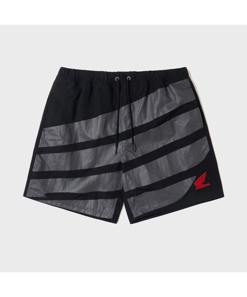 PHYPS MOTORCYCLE(フィップスモーターサイクル)の「Original Big Wing logo Beach shorts Black(その他パンツ・レディース・その他・SMALL/MEDIUM/LARGE/X-LARGE)」の1枚目の写真