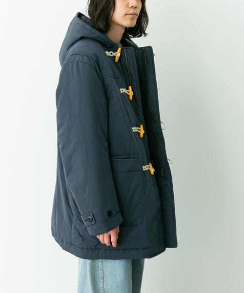 ARMY TWILL（アーミーツイル）の「ARMY TWILL　Cotton Nylon Duffel Coat（ダウンジャケット/コート・メンズ・ブラック/ネイビー・MEDIUM/LARGE）」の15枚目の写真