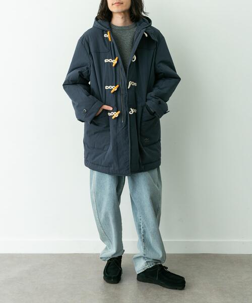 ARMY TWILL（アーミーツイル）の「ARMY TWILL　Cotton Nylon Duffel Coat（ダウンジャケット/コート・メンズ・ブラック/ネイビー・MEDIUM/LARGE）」の17枚目の写真