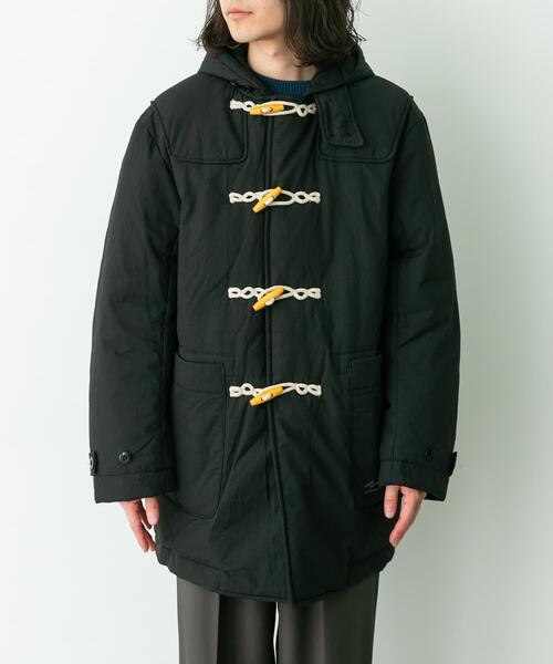 ARMY TWILL（アーミーツイル）の「ARMY TWILL　Cotton Nylon Duffel Coat（ダウンジャケット/コート・メンズ・ブラック/ネイビー・MEDIUM/LARGE）」の9枚目の写真