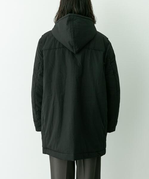 ARMY TWILL（アーミーツイル）の「ARMY TWILL　Cotton Nylon Duffel Coat（ダウンジャケット/コート・メンズ・ブラック/ネイビー・MEDIUM/LARGE）」の11枚目の写真