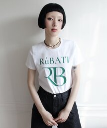 R.B Logo Tshirt (WHITE-GREEN)