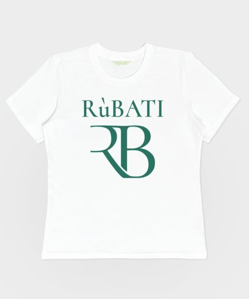 RUBATI（ルバティ）の「R.B Logo Tshirt (WHITE-GREEN)（Tシャツ/カットソー・レディース・その他・size2/size1）」の6枚目の写真