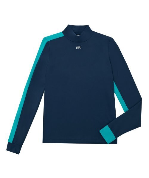 NEU GOLF(エヌイーユーゴルフ)の「MOCK-NECK BLOCK T-SHIRT - NAVY(Tシャツ/カットソー・レディース・その他・LARGE/MEDIUM/SMALL)」の11枚目の写真