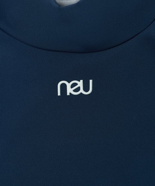 NEU GOLF(エヌイーユーゴルフ)の「MOCK-NECK BLOCK T-SHIRT - NAVY(Tシャツ/カットソー・レディース・その他・LARGE/MEDIUM/SMALL)」の13枚目の写真