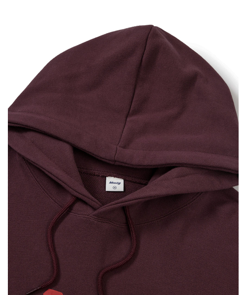 MMLG（エムエムエルジー）の「[Mmlg] FAMILY MESSAGE HOODIE (PLUM)（パーカー・レディース・その他・LARGE/X-LARGE/SMALL/MEDIUM）」の3枚目の写真