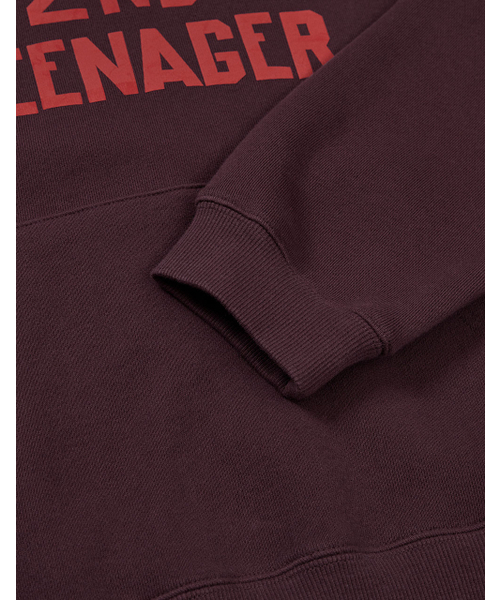 MMLG（エムエムエルジー）の「[Mmlg] FAMILY MESSAGE HOODIE (PLUM)（パーカー・レディース・その他・LARGE/X-LARGE/SMALL/MEDIUM）」の7枚目の写真