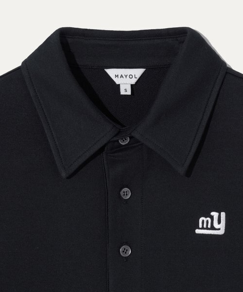 MAYOL（マイヨール）の「ロゴ刺繍プリーツワンピース_ブラック（ワンピース・レディース・その他・SMALL/MEDIUM）」の4枚目の写真