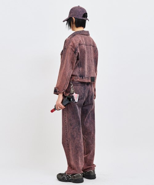 C WEAR BY THE GENIUS（シーウェアバイザジーニアス）の「ワインデニムクロップトラッカージャケット（デニムジャケット・レディース・その他・size1）」の8枚目の写真