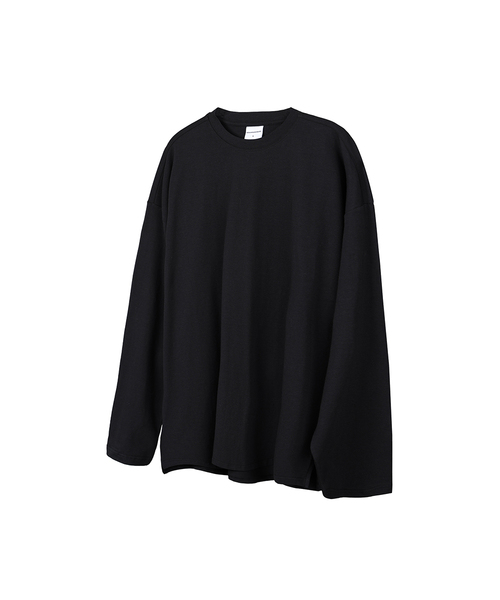 BLACK MONSTER FIT(ブラックモンスターフィット)の「ソフトモーダルクルーネックロングスリーブ(3色)/ BM240722(Tシャツ/カットソー・メンズ・ホワイト/ブラック/ブルー・MEDIUM/LARGE/X-LARGE/2XL)」の2枚目の写真