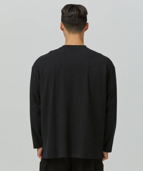 BLACK MONSTER FIT(ブラックモンスターフィット)の「ソフトモーダルクルーネックロングスリーブ(3色)/ BM240722(Tシャツ/カットソー・メンズ・ホワイト/ブラック/ブルー・MEDIUM/LARGE/X-LARGE/2XL)」の21枚目の写真