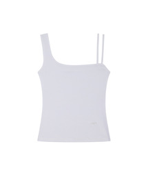 DUSTE（ダステ）の「Unbalanced Strap Tank Top（Tシャツ/カットソー）」