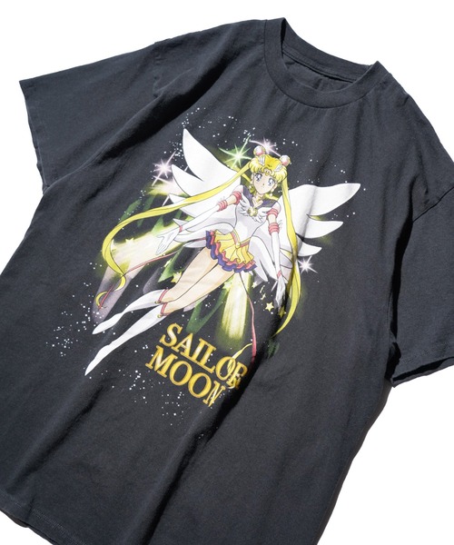 THRIFTY LOOK(スリフティールック)の「THRIFTY LOOK / スリフティールック THRIFTY ANIME TEE "SAILOR MOON" セーラームーン アニメTシャツ ユーズド加工(Tシャツ/カットソー・メンズ・ブラック系その他2/ブラック系その他/ブラック・MEDIUM/LARGE/X-LARGE)」の3枚目の写真