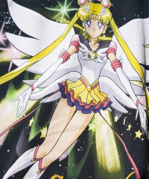 THRIFTY LOOK(スリフティールック)の「THRIFTY LOOK / スリフティールック THRIFTY ANIME TEE "SAILOR MOON" セーラームーン アニメTシャツ ユーズド加工(Tシャツ/カットソー・メンズ・ブラック系その他2/ブラック系その他/ブラック・MEDIUM/LARGE/X-LARGE)」の14枚目の写真