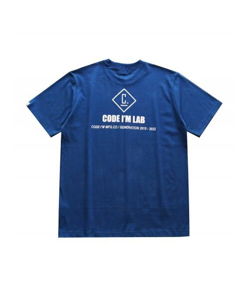 CODE I'M(コードアイエム)の「LABロゴプリントオーバーサイズ半袖Tシャツブルー(Tシャツ/カットソー・メンズ・その他・MEDIUM/LARGE/X-LARGE)」の6枚目の写真